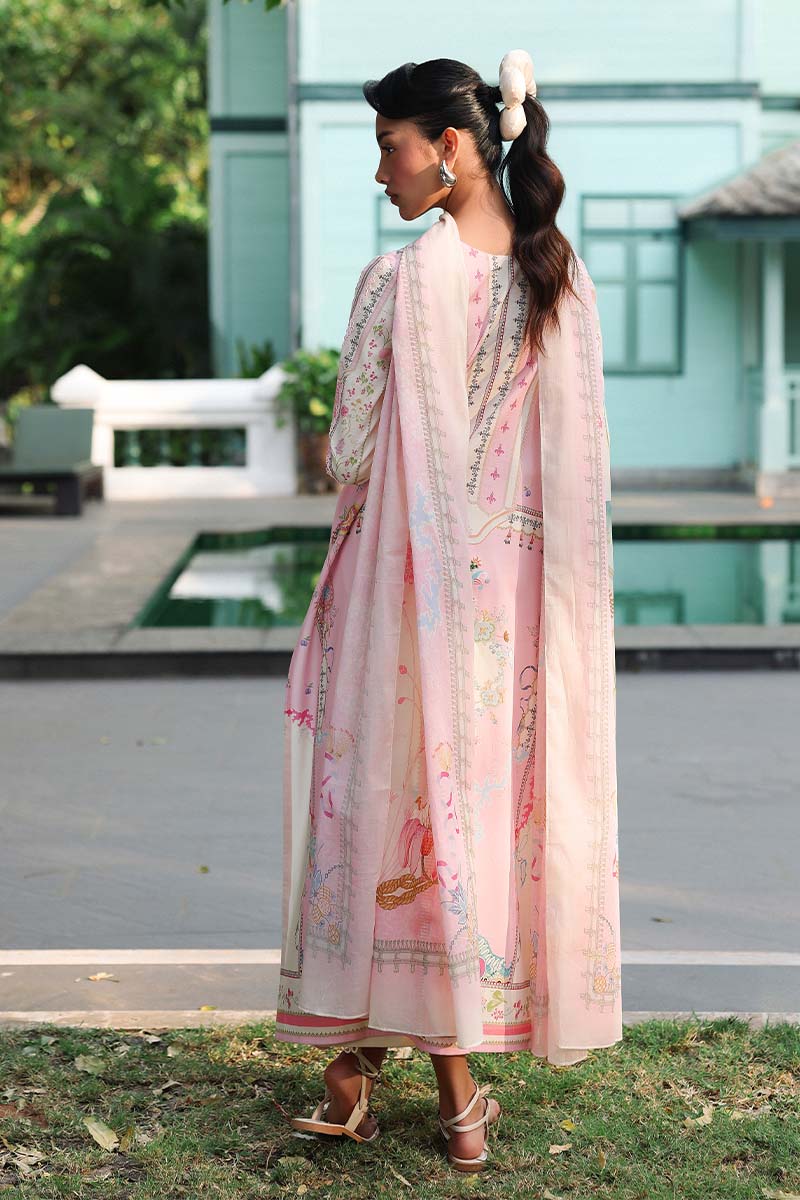 Qalamkar | Q Prints 26 | AX-06 (A) ELARA - by Libasekhas UK - Registered Vendor of : Qalamkar - 100% Original Designer Dress