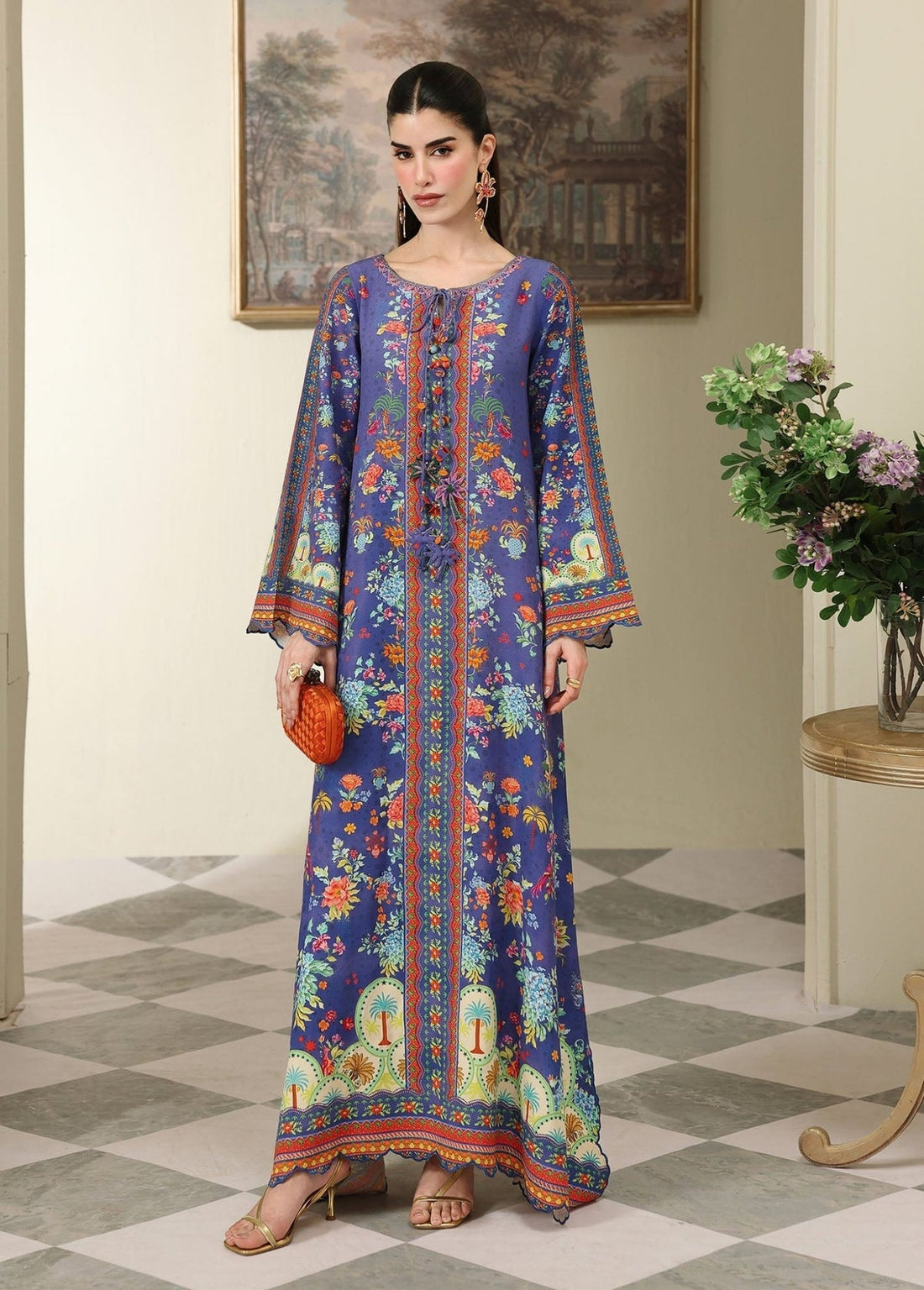 Kanwal Malik | Sorelle Luxe Silk 26 | Noire - by Libasekhas UK - Registered Vendor of : Kanwal Malik - 100% Original Designer Dress