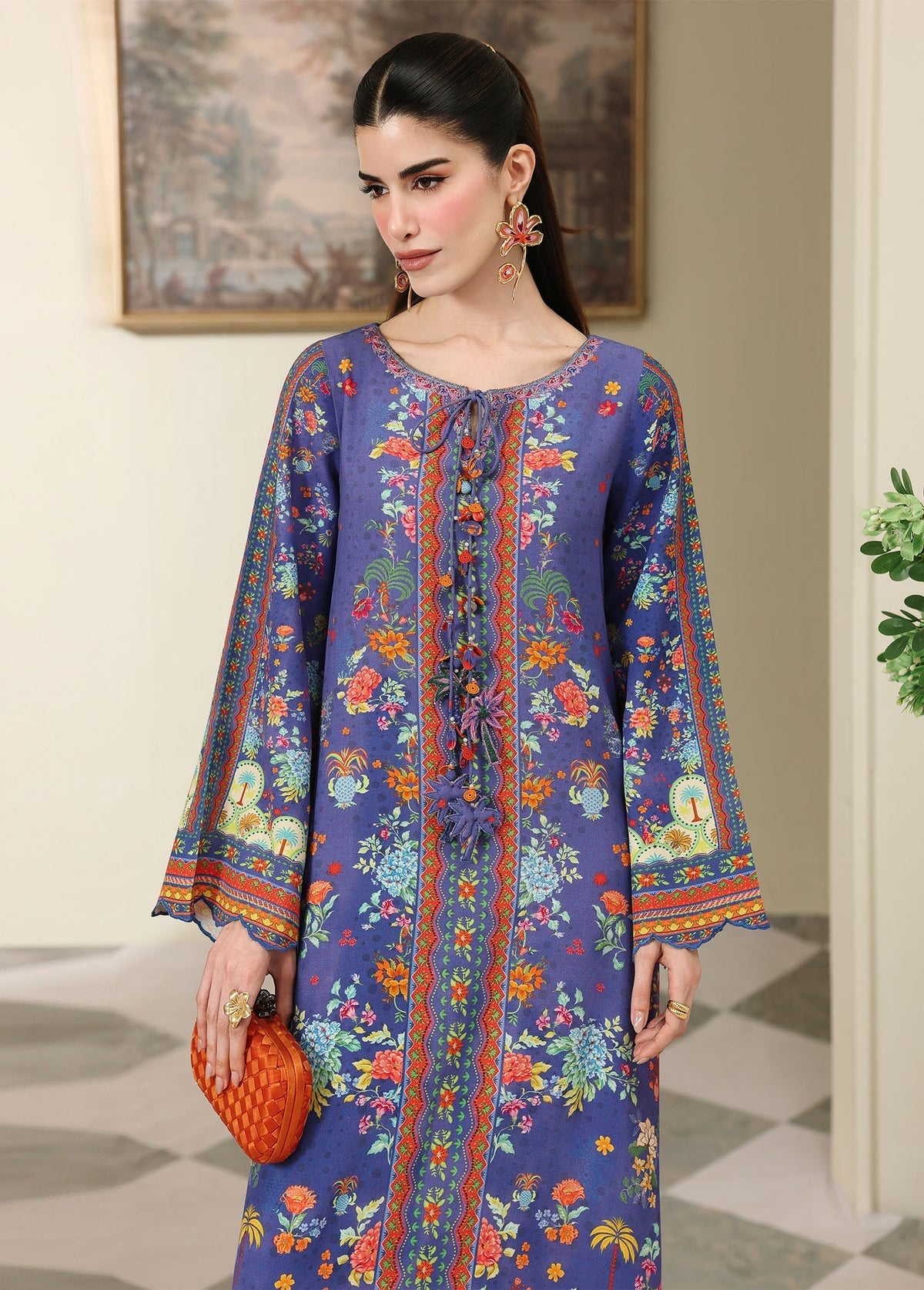 Kanwal Malik | Sorelle Luxe Silk 26 | Noire - by Libasekhas UK - Registered Vendor of : Kanwal Malik - 100% Original Designer Dress