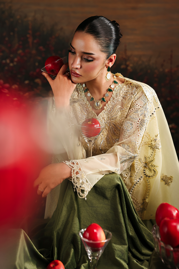 Rajbari | Sage Luxury Formals | Simer - by Libasekhas UK - Registered Vendor of : Rajbari - 100% Original Designer Dress