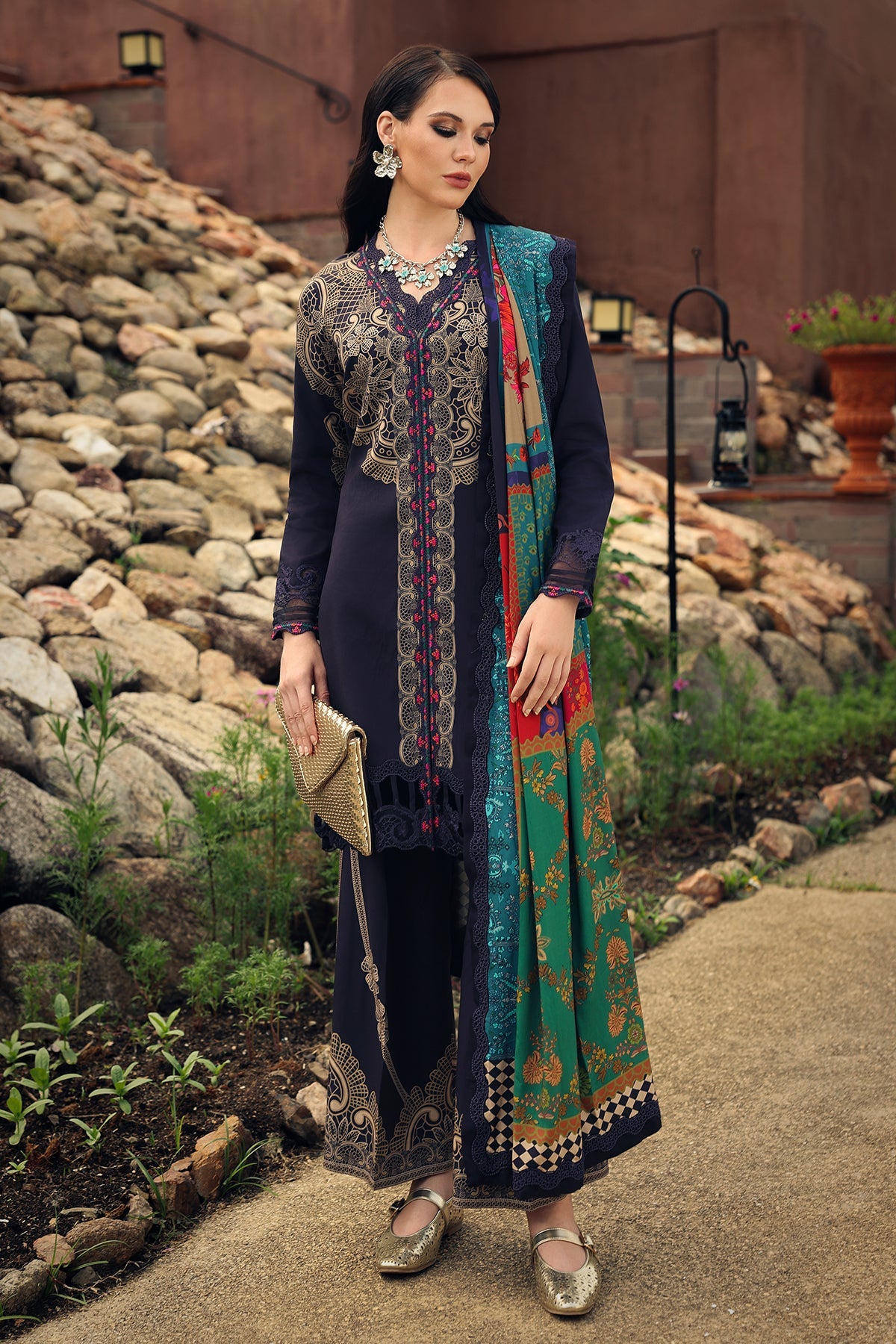 Charizma | Combination Linen 26 | CCW7-13 - by Libasekhas UK - Registered Vendor of : Charizma - 100% Original Designer Dress