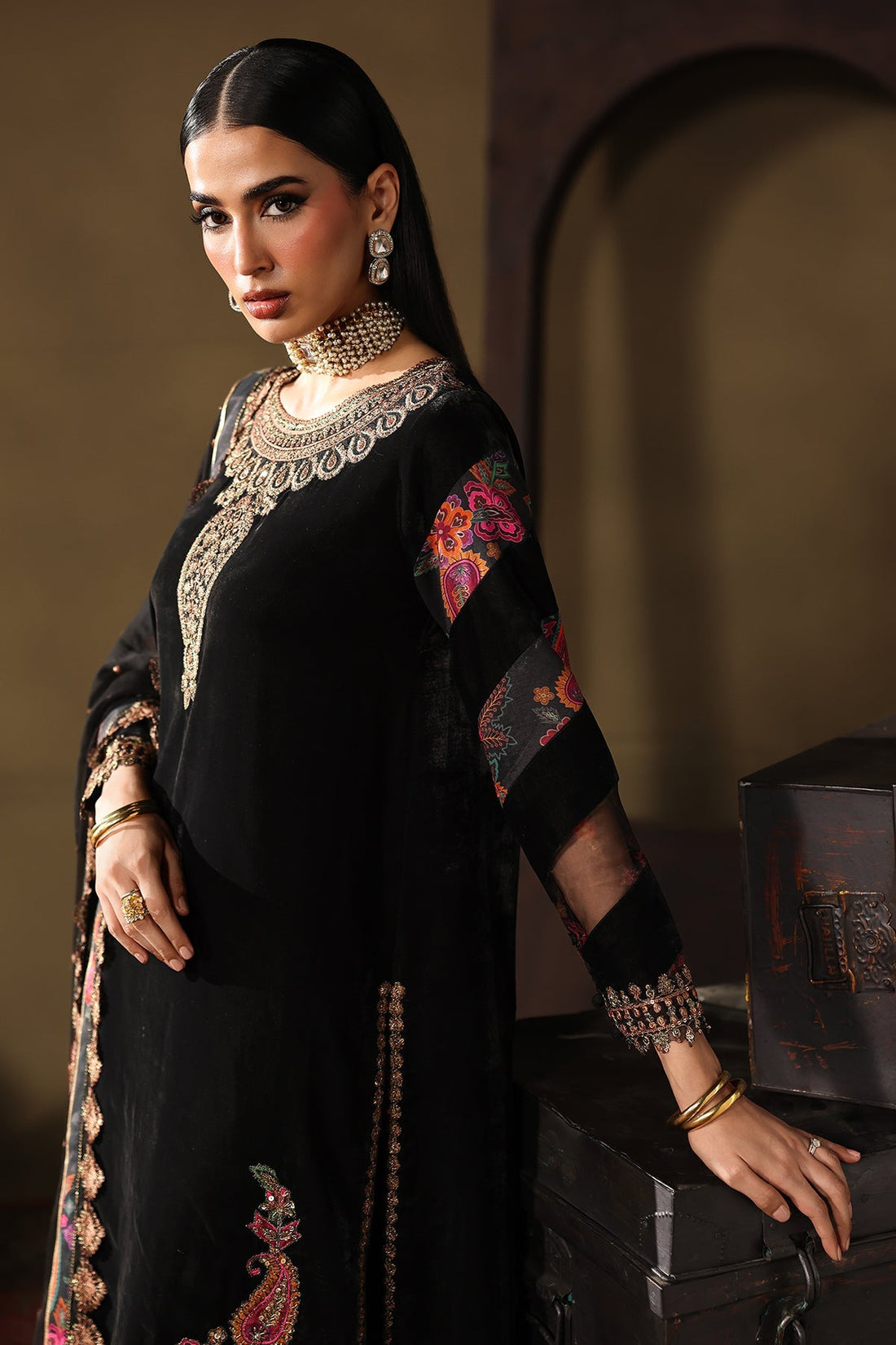 Charizma | Signora Velvet 25 | CVT5-01 - by Libasekhas UK - Registered Vendor of : Charizma - 100% Original Designer Dress