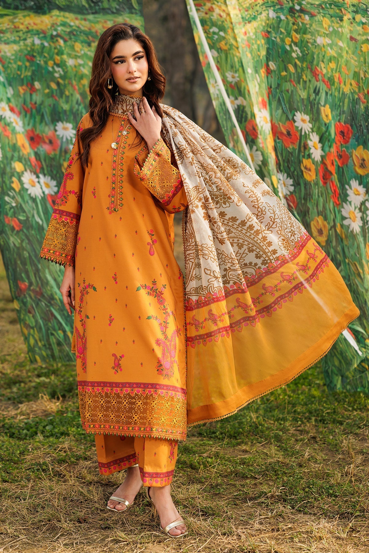 Charizma | Combination Lawn | CC6-14 - by Libasekhas UK - Registered Vendor of : Charizma - 100% Original Designer Dress