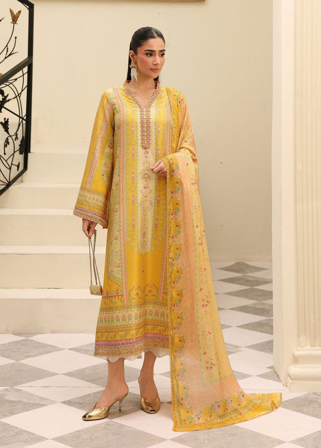 Kanwal Malik | Sorelle Luxe Silk 26 | Caprina - by Libasekhas UK - Registered Vendor of : Kanwal Malik - 100% Original Designer Dress
