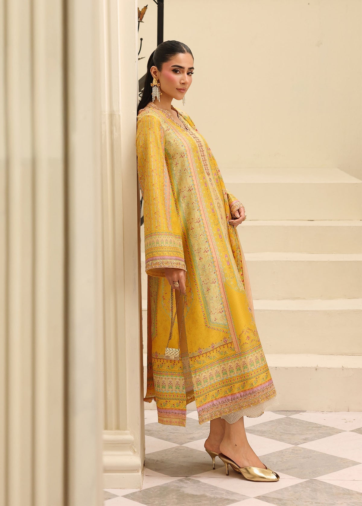 Kanwal Malik | Sorelle Luxe Silk 26 | Caprina - by Libasekhas UK - Registered Vendor of : Kanwal Malik - 100% Original Designer Dress