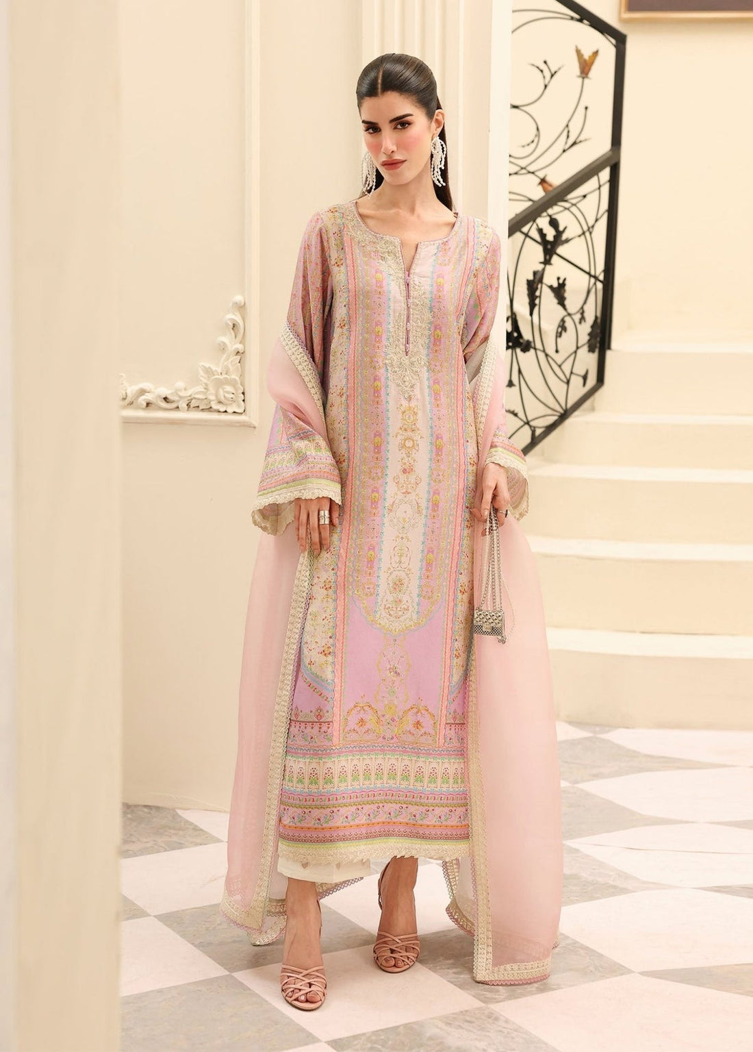Kanwal Malik | Sorelle Luxe Silk 26 | Roselle - by Libasekhas UK - Registered Vendor of : Kanwal Malik - 100% Original Designer Dress