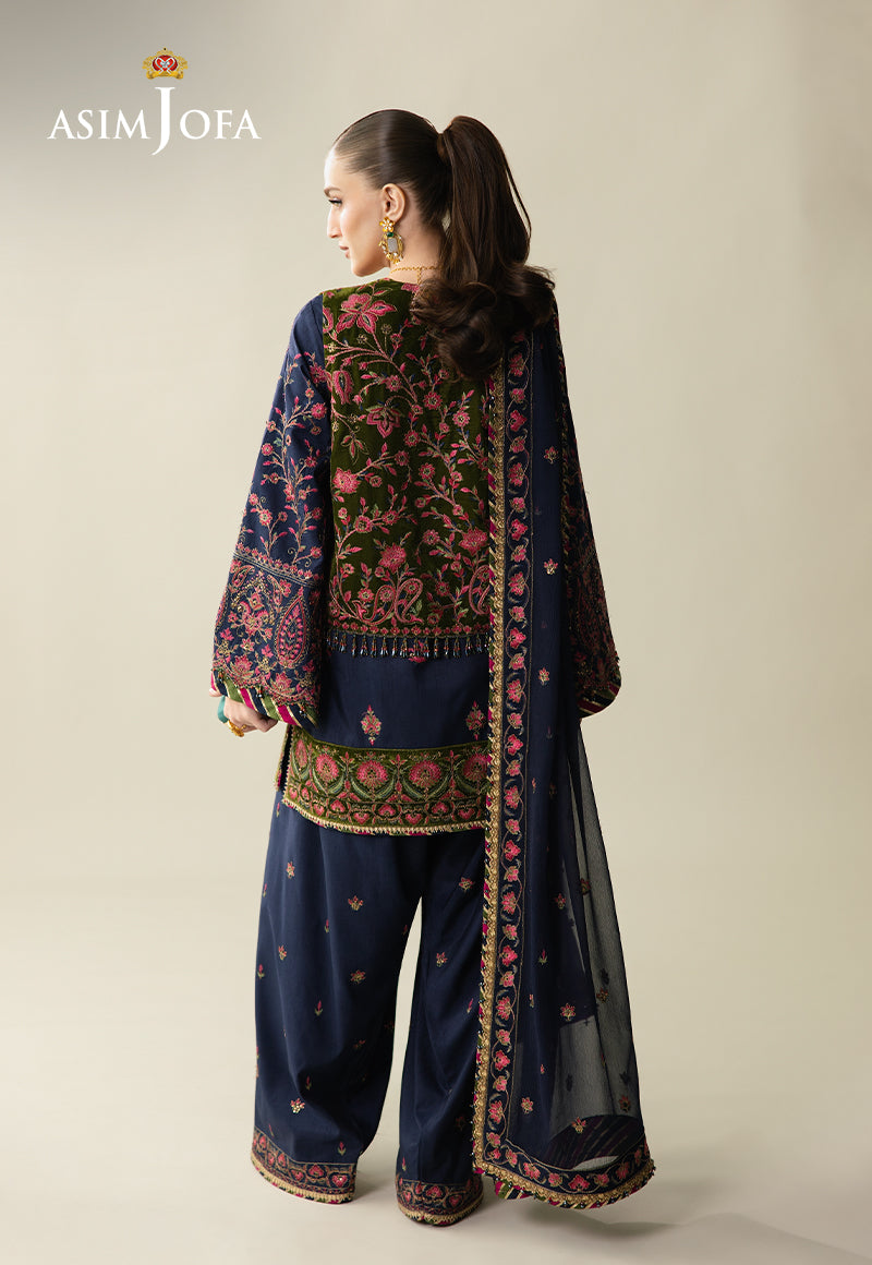 Asim Jofa | Makhmal Velvet 25 | AJULM - by Libasekhas UK - Registered Vendor of : Asim Jofa - 100% Original Designer Dress