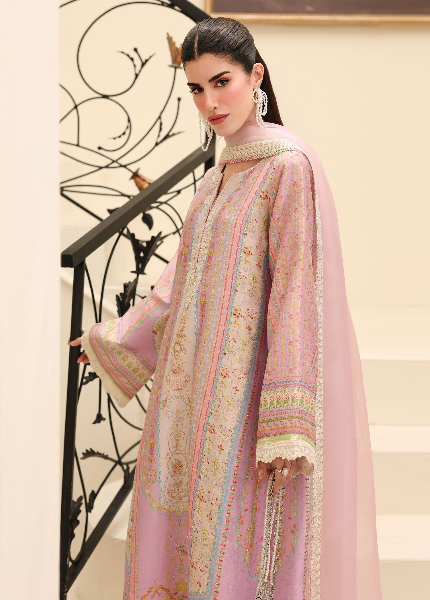 Kanwal Malik | Sorelle Luxe Silk 26 | Roselle - by Libasekhas UK - Registered Vendor of : Kanwal Malik - 100% Original Designer Dress