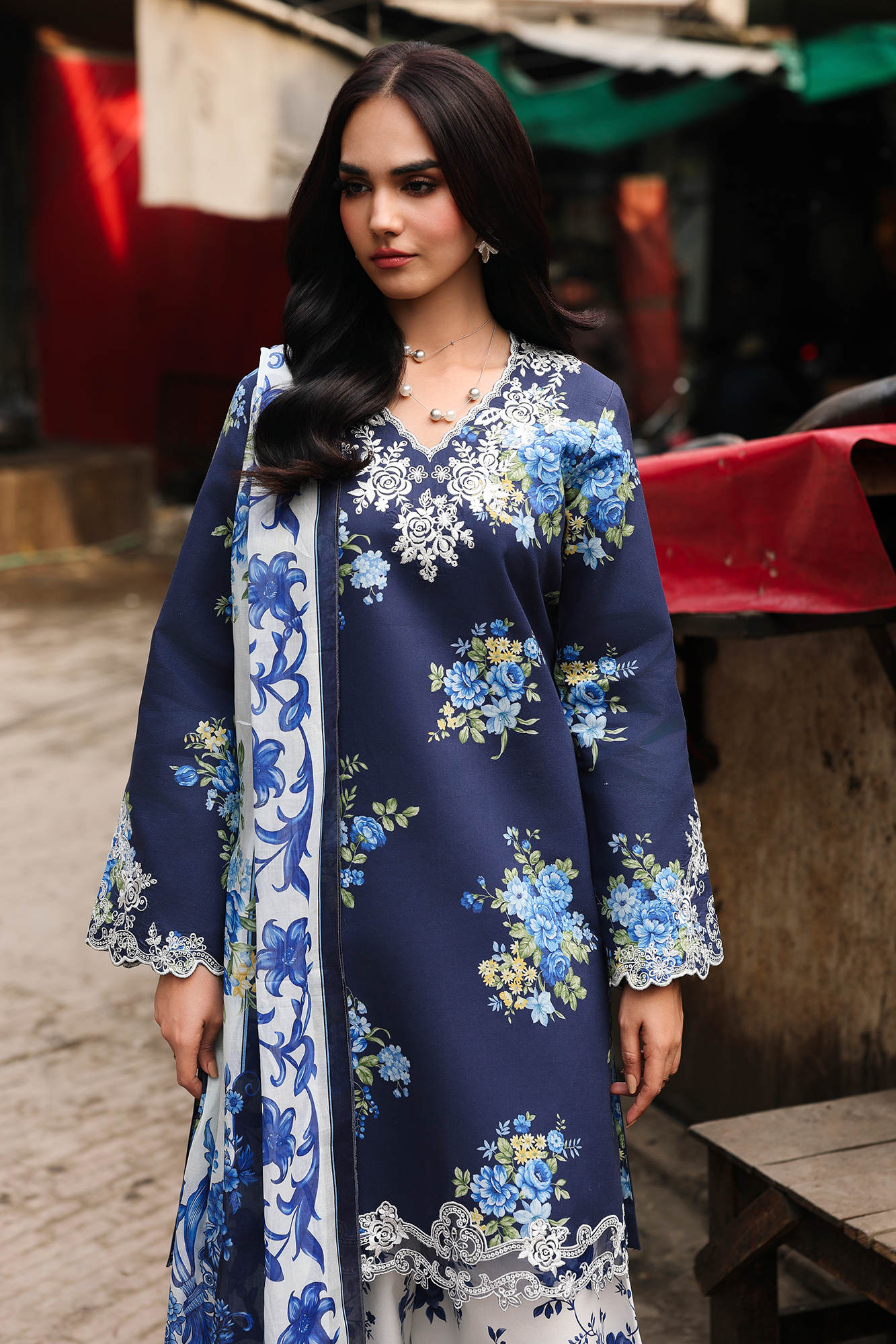 Rajbari | Nissa Floral Symphony | Vol. II | 05 - by Libasekhas - Registered Vendor of : Rajbari - 100% Original Designer Dress