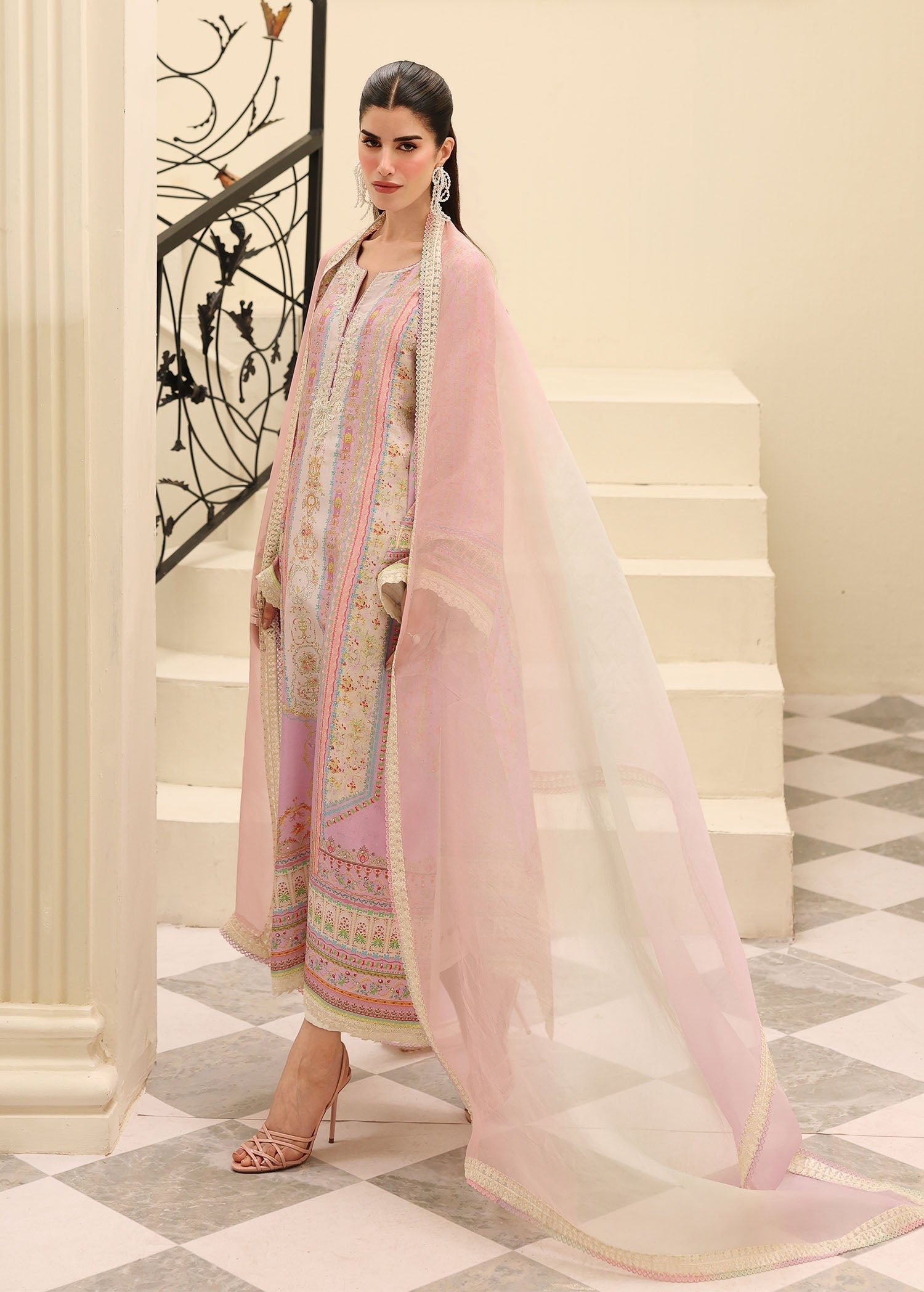 Kanwal Malik | Sorelle Luxe Silk 26 | Roselle - by Libasekhas UK - Registered Vendor of : Kanwal Malik - 100% Original Designer Dress