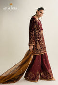 Asim Jofa | Makhmal Velvet 25 | AJULM-07 - by Libasekhas UK - Registered Vendor of : Asim Jofa - 100% Original Designer Dress