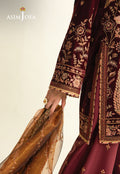 Asim Jofa | Makhmal Velvet 25 | AJULM-07 - by Libasekhas UK - Registered Vendor of : Asim Jofa - 100% Original Designer Dress