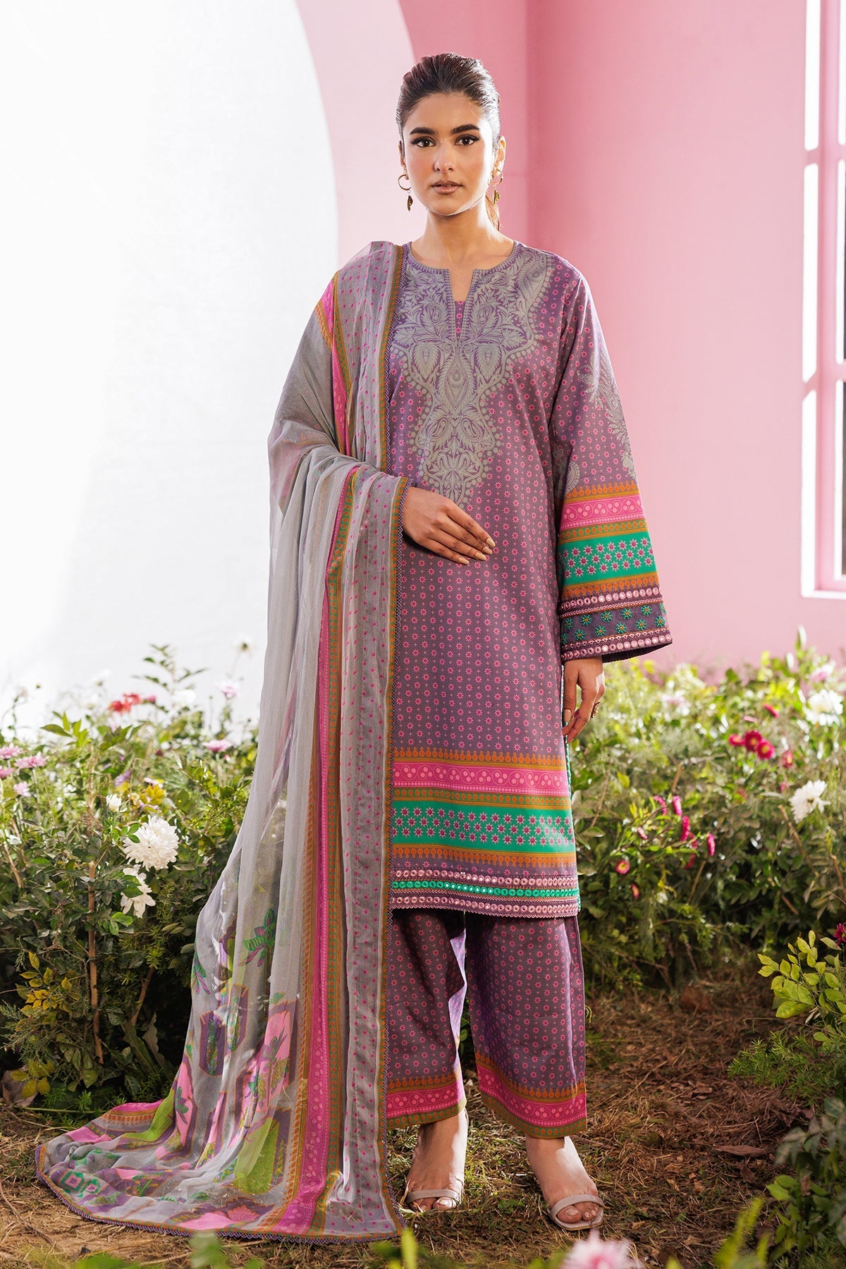 Charizma | Combination Lawn | CC6-17 - by Libasekhas UK - Registered Vendor of : Charizma - 100% Original Designer Dress
