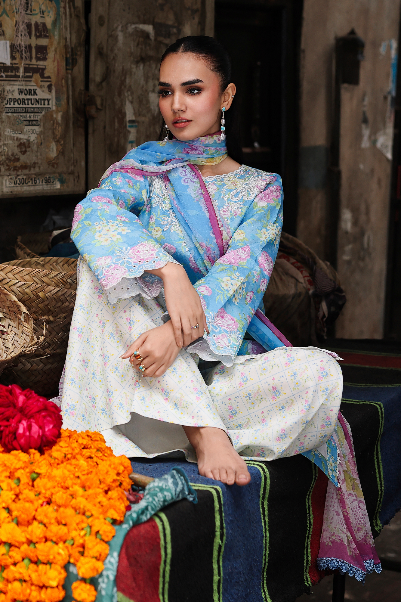 Rajbari | Nissa Floral Symphony | Vol. II | 02 - by Libasekhas - Registered Vendor of : Rajbari - 100% Original Designer Dress