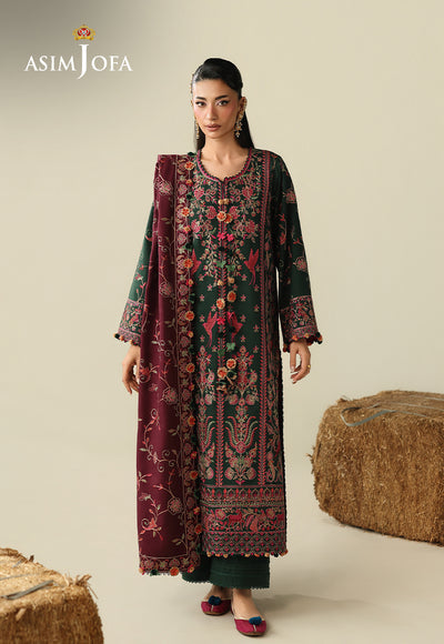 Asim Jofa | Kashmiri Collection 25 | AJULK-04 - by Libasekhas UK - Registered Vendor of : Asim Jofa - 100% Original Designer Dress