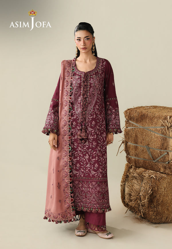 Asim Jofa | Kashmiri Collection 25 | AJULK-06 - by Libasekhas UK - Registered Vendor of : Asim Jofa - 100% Original Designer Dress