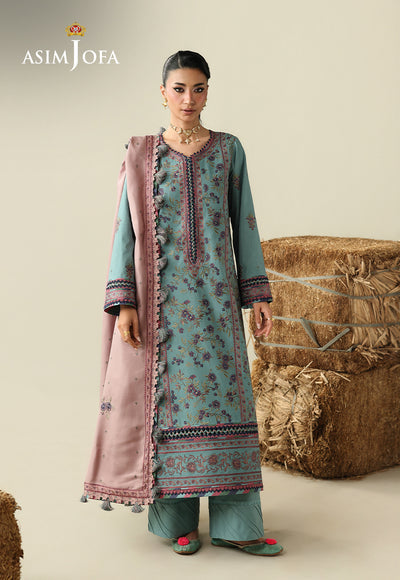 Asim Jofa | Kashmiri Collection 25 | AJULK-03 - by Libasekhas UK - Registered Vendor of : Asim Jofa - 100% Original Designer Dress