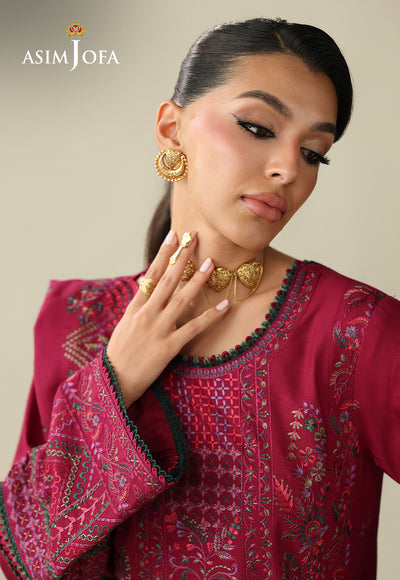 Asim Jofa | Kashmiri Collection 25 | AJULK-07 - by Libasekhas UK - Registered Vendor of : Asim Jofa - 100% Original Designer Dress