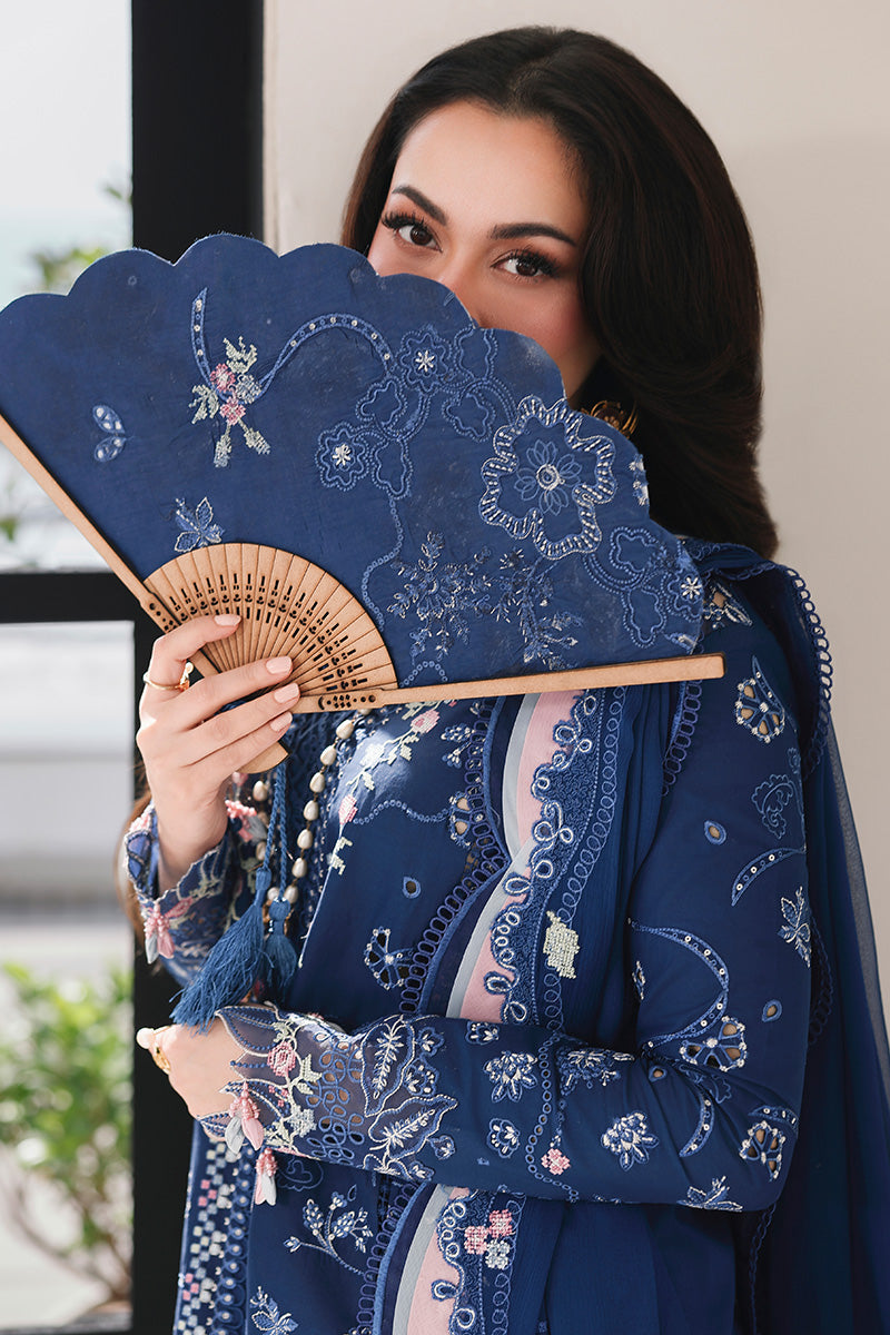 Qalamkar | Sahil Luxury Lawn 26 | SA-16 ESMA - by Libasekhas UK - Registered Vendor of : Qalamkar - 100% Original Designer Dress