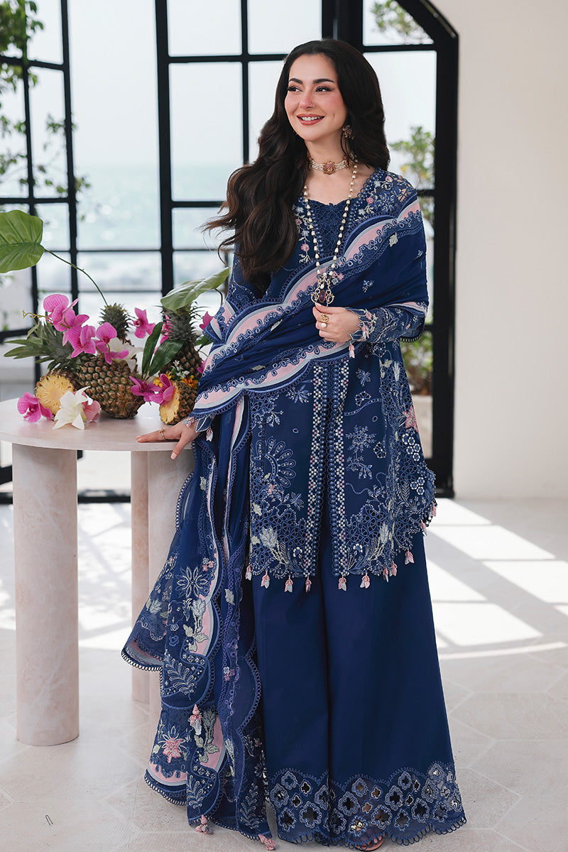 Qalamkar | Sahil Luxury Lawn 26 | SA-16 ESMA - by Libasekhas UK - Registered Vendor of : Qalamkar - 100% Original Designer Dress