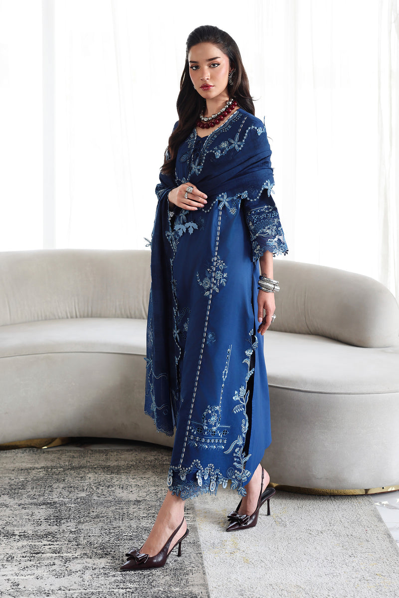 Qalamkar | Q Line Lawn 26 | QKL-01 SORAI - by Libasekhas UK - Registered Vendor of : Qalamkar - 100% Original Designer Dress