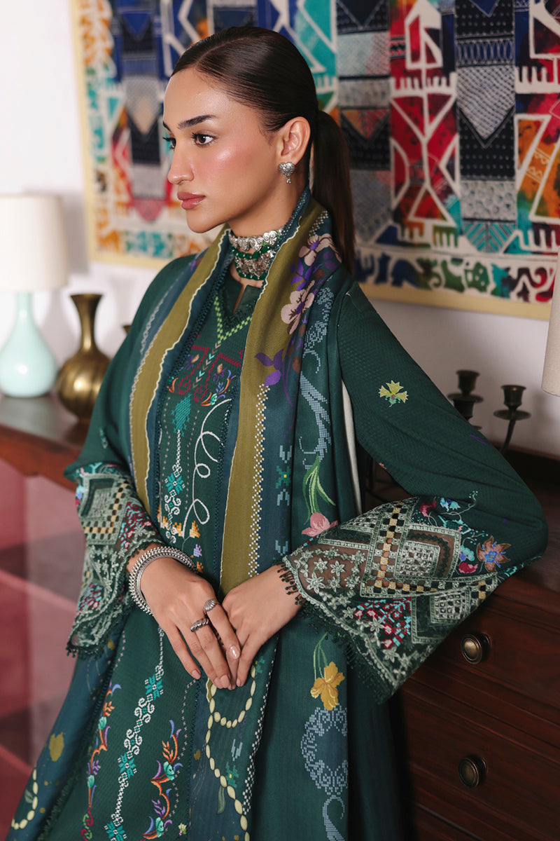 Qalamkar | QPrints Winter 25 | QW-06 (A) KARLA - by Libasekhas UK - Registered Vendor of : Qalamkar - 100% Original Designer Dress