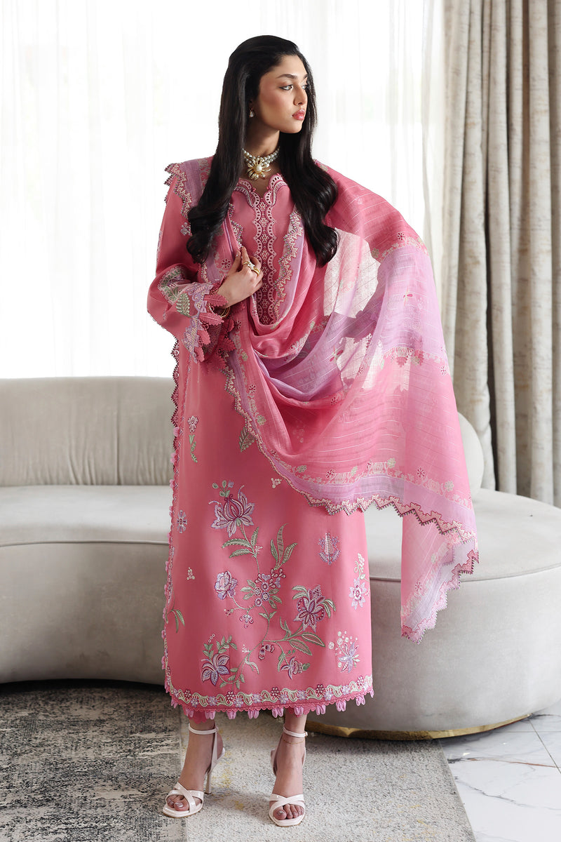 Qalamkar | Q Line Lawn 26 | QKL-02 ABEER - by Libasekhas UK - Registered Vendor of : Qalamkar - 100% Original Designer Dress