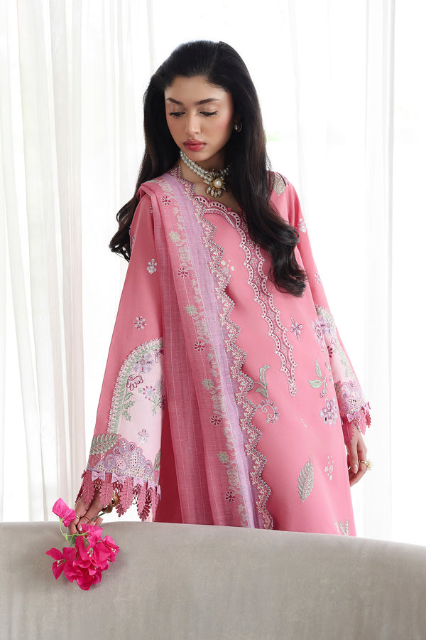 Qalamkar | Q Line Lawn 26 | QKL-02 ABEER - by Libasekhas UK - Registered Vendor of : Qalamkar - 100% Original Designer Dress
