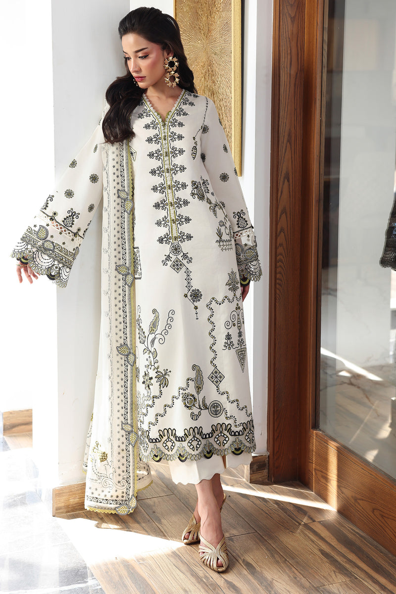 Qalamkar | Q Line Lawn 26 | QKL-13 REEMA - by Libasekhas UK - Registered Vendor of : Qalamkar - 100% Original Designer Dress