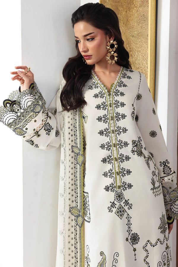 Qalamkar | Q Line Lawn 26 | QKL-13 REEMA - by Libasekhas UK - Registered Vendor of : Qalamkar - 100% Original Designer Dress