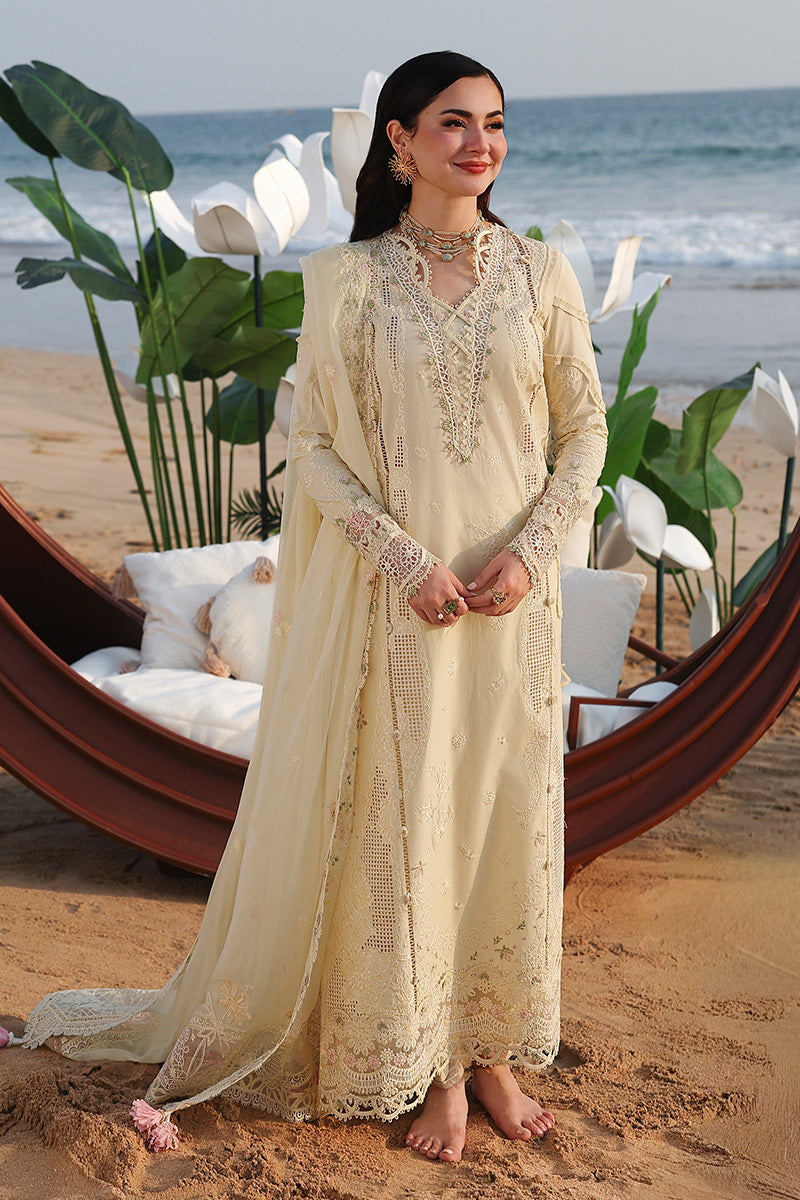 Qalamkar | Sahil Luxury Lawn 26 | SA-03 SAFA - by Libasekhas UK - Registered Vendor of : Qalamkar - 100% Original Designer Dress