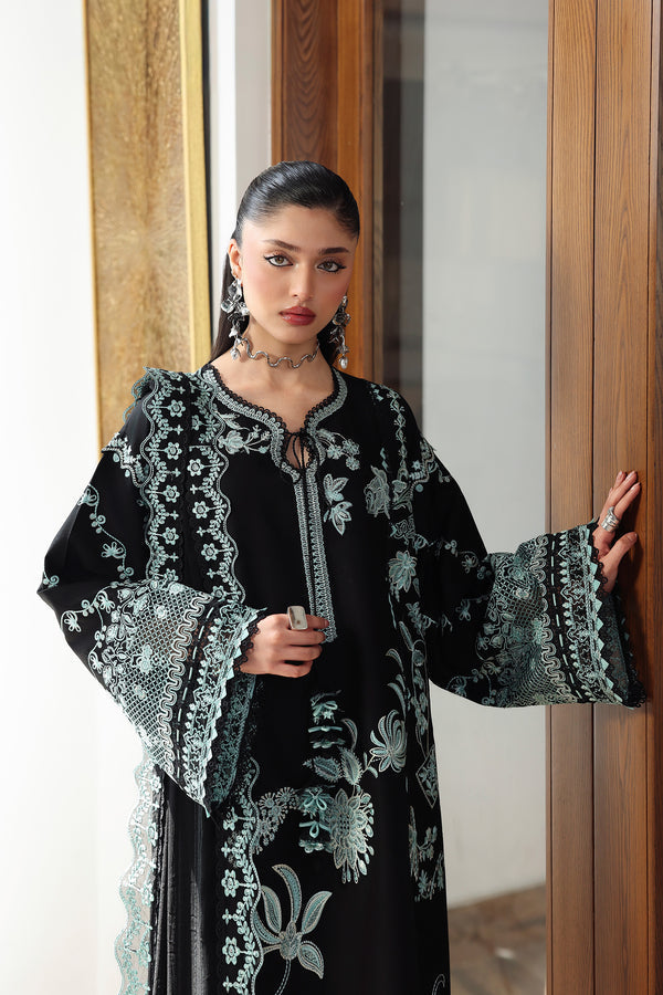 Qalamkar | Q Line Lawn 26 | QKL-06 SANA - by Libasekhas UK - Registered Vendor of : Qalamkar - 100% Original Designer Dress