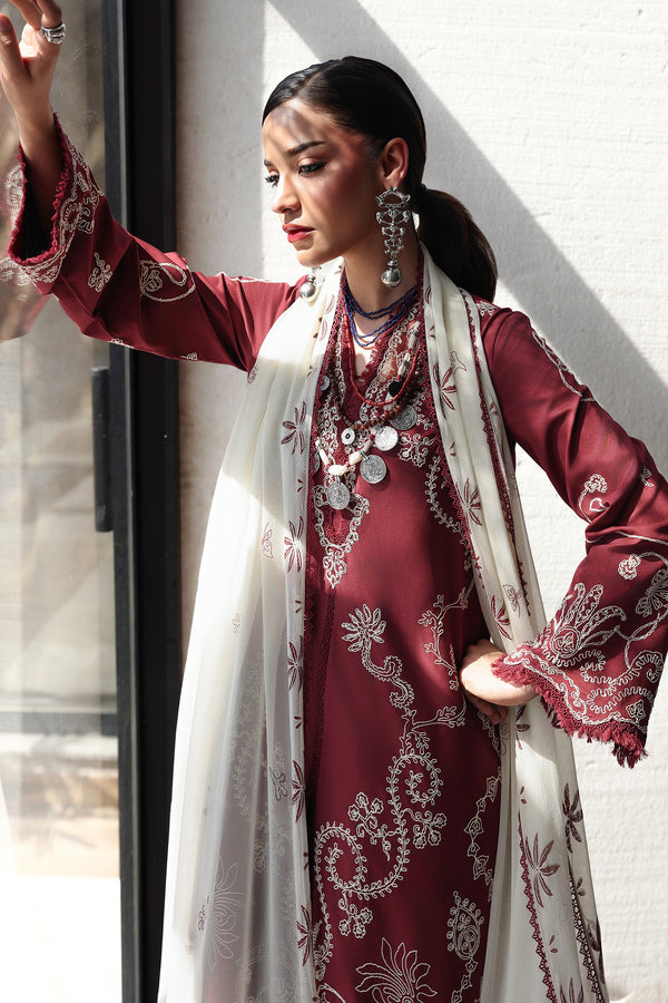 Qalamkar | Q Line Lawn 26 | QKL-08 NISA - by Libasekhas UK - Registered Vendor of : Qalamkar - 100% Original Designer Dress