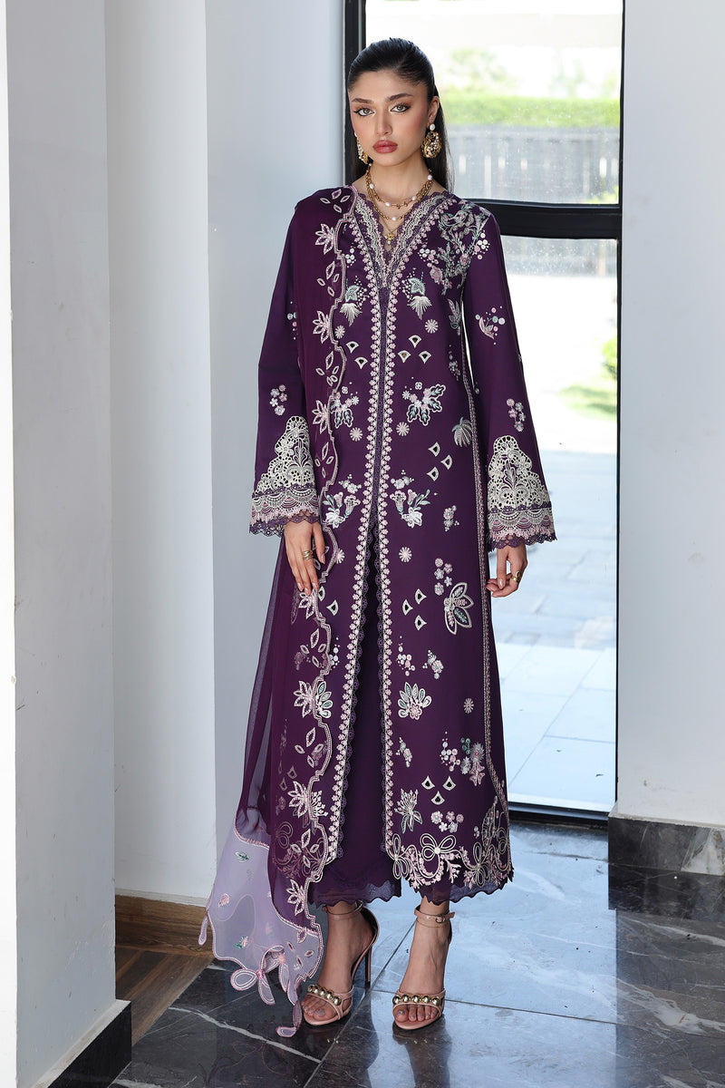 Qalamkar | Q Line Lawn 26 | QKL-14 SUHRA - by Libasekhas UK - Registered Vendor of : Qalamkar - 100% Original Designer Dress