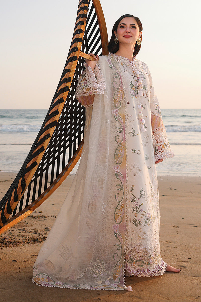 Qalamkar | Sahil Luxury Lawn 26 | SA-10 ILARA - by Libasekhas UK - Registered Vendor of : Qalamkar - 100% Original Designer Dress