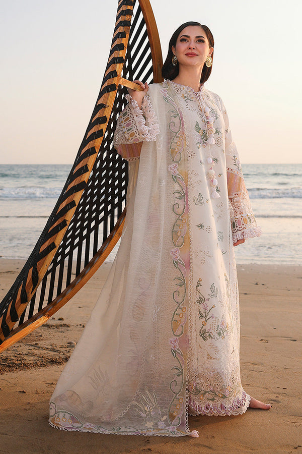 Qalamkar | Sahil Luxury Lawn 26 | SA-10 ILARA - by Libasekhas UK - Registered Vendor of : Qalamkar - 100% Original Designer Dress
