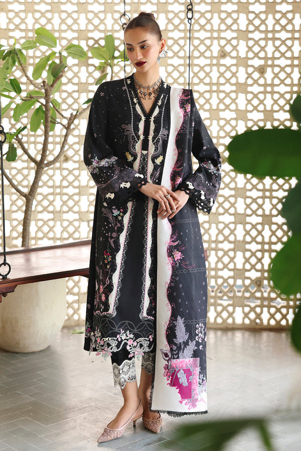 Qalamkar | QPrints Winter 25 | QW-01 (A) TYANA - by Libasekhas UK - Registered Vendor of : Qalamkar - 100% Original Designer Dress