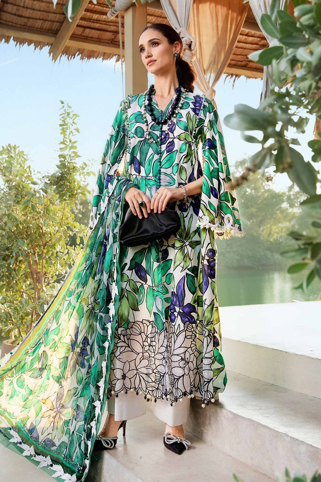 Maria B | M Prints 25 | MPT-2505-A - Ladies Clothes -  Libasekhas