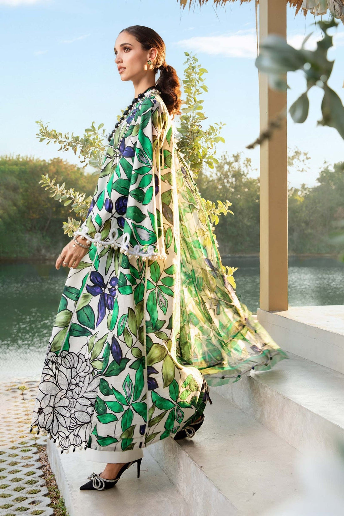 Maria B | M Prints 25 | MPT-2505-A - Ladies Clothes -  Libasekhas