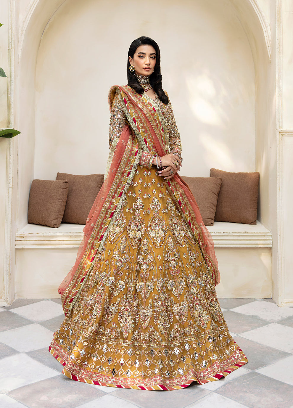 Gulaal | Wedding Formals | Miraas GL-WS-23V1-35 - by - Libasekhas UK - Registered Vendor of : Gulaal - 100% Original Designer Dresss