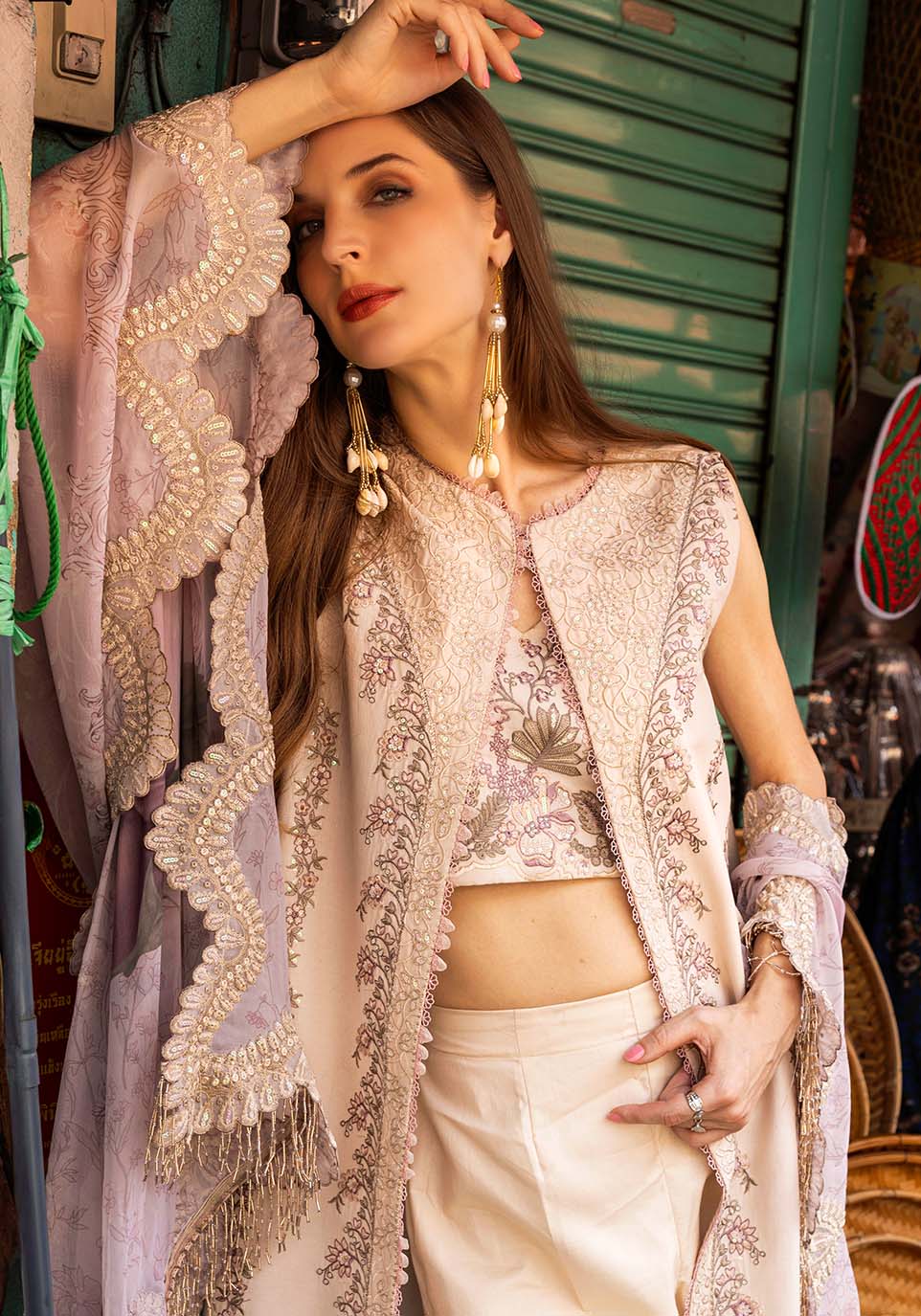 Zarqash | Luxury Lawn 25 | ZQLU 002 Ambrose - by - Libasekhas UK - Registered Vendor of : Zarqash - 100% Original Designer Dresss