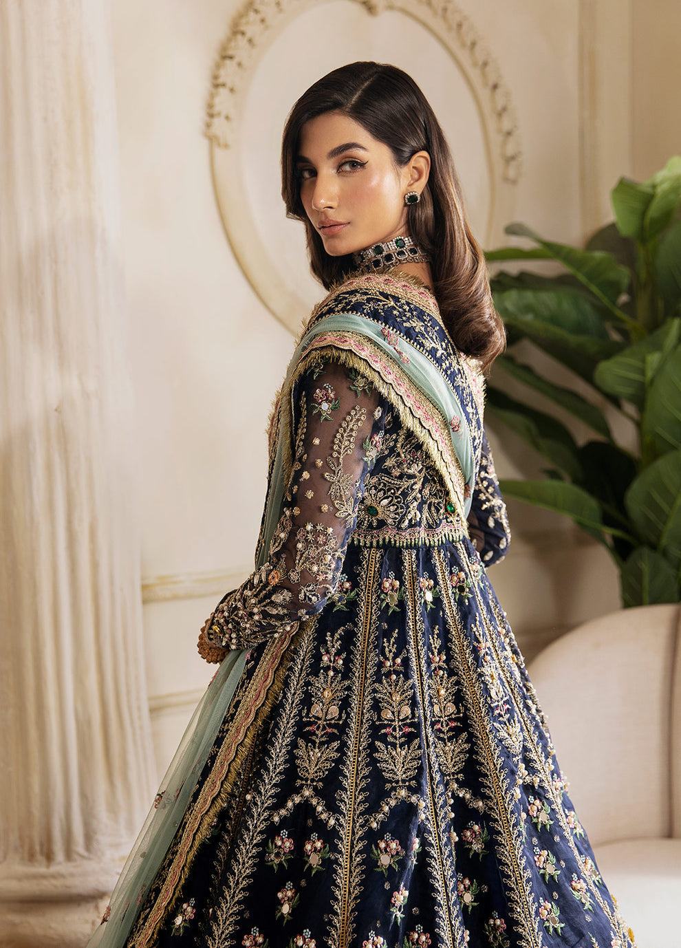 Gulaal | Wedding Formals | Shehnaz GL-WS-23V1-41 - by - Libasekhas UK - Registered Vendor of : Gulaal - 100% Original Designer Dresss