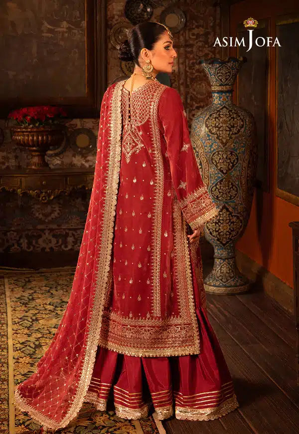 Asim Jofa | Makhmal Wedding Velvet 23 | AJMM-10 - by - Libasekhas UK - Registered Vendor of : Asim Jofa - 100% Original Designer Dresss