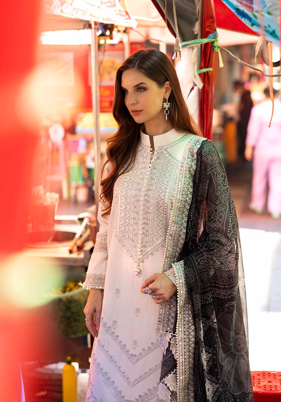 Zarqash | Luxury Lawn 25 | ZQLU 007 SIERRA - by - Libasekhas UK - Registered Vendor of : Zarqash - 100% Original Designer Dresss