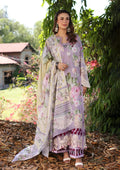 Elaf Premium | Prints Chikankari 24 | 03A LILAC LAMOUR - by - Libasekhas UK - Registered Vendor of : Elaf Premium - 100% Original Designer Dresss