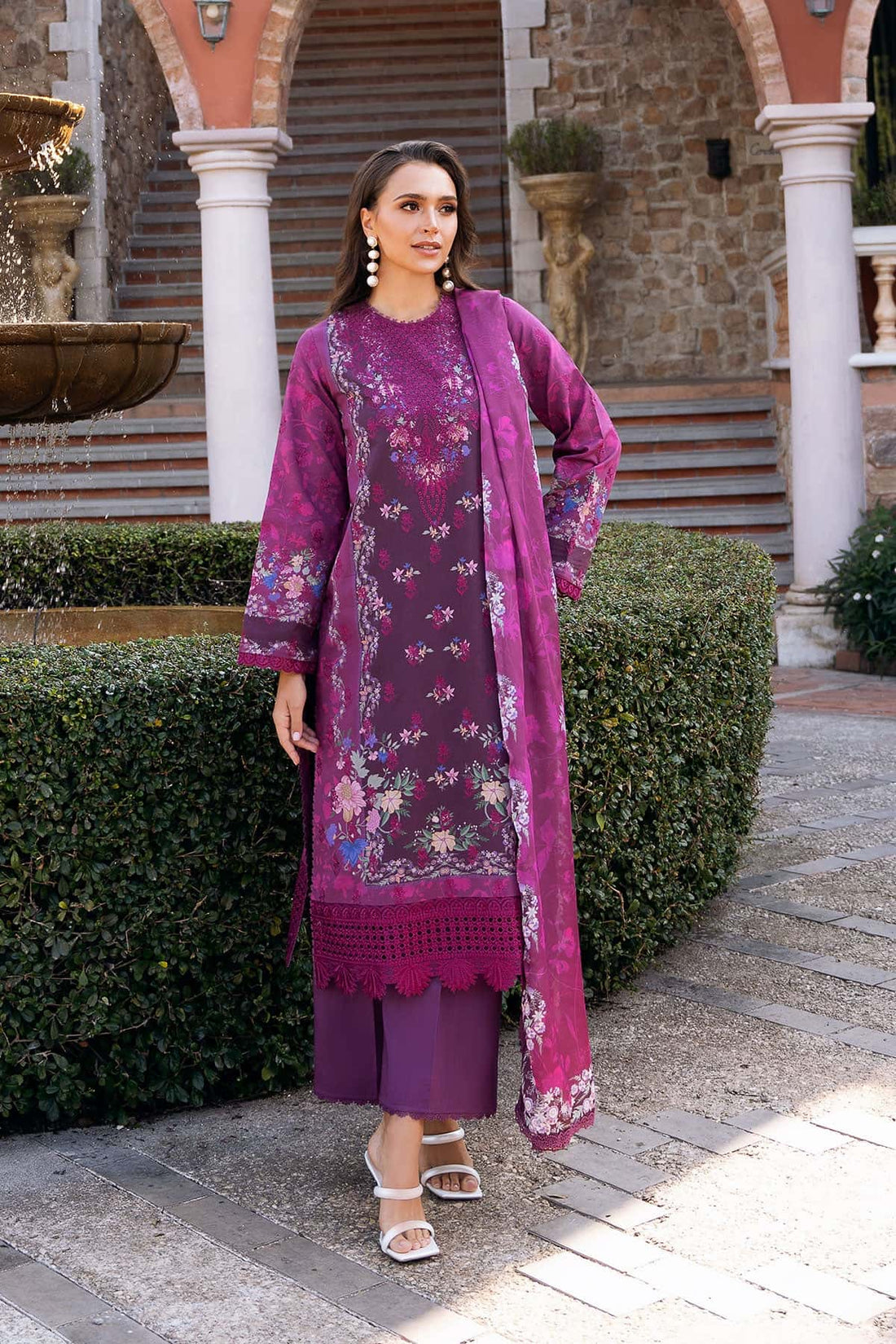 Afrozeh | Damask The Holiday Edit 25 | Eden B - by - Libasekhas UK - Registered Vendor of : Afrozeh - 100% Original Designer Dresss