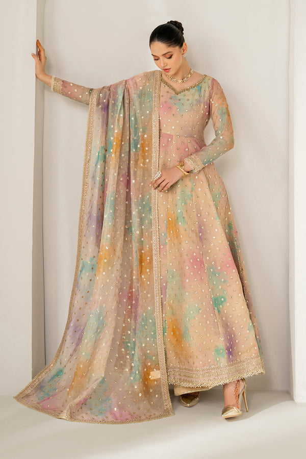 Baroque | Luxury Pret 25 | EMBROIDERED COTTON PATTI PR-1138 - by Libasekhas UK - Registered Vendor of : Baroque - 100% Original Designer Dress