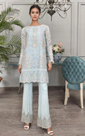 Threads and Motifs | Formal Dresses 25 | Net Embroidered Shirt - by Libasekhas UK - Registered Vendor of : Threads and Motifs - 100% Original Designer Dress
