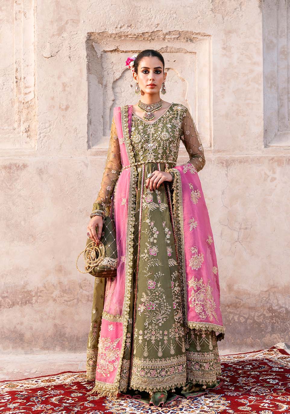 Zarqash | Arzoo Festive Collection | Gulbahar - by Libasekhas UK - Registered Vendor of : Zarqash - 100% Original Designer Dress