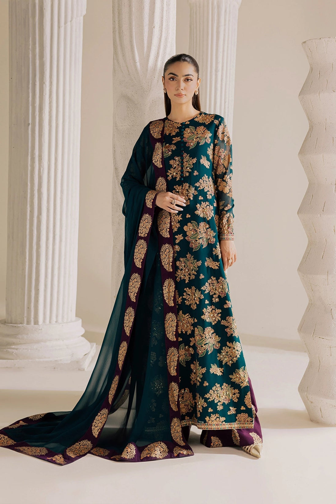 Vanya | Solana Luxe Pret | FF-84 - by Libasekhas UK - Registered Vendor of : Vanya - 100% Original Designer Dress